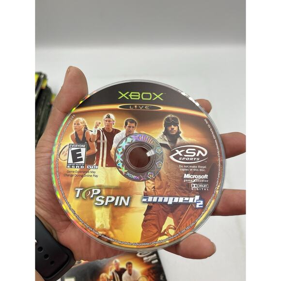 Top Spin Amped 2 Microsoft Xbox 2004 Sleeve Copy - Picture 3 of 5